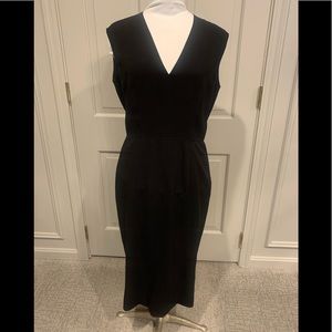 Burberry Women’s Size 10 Black Sheath Dress MIDI Sleeveless Fabulous